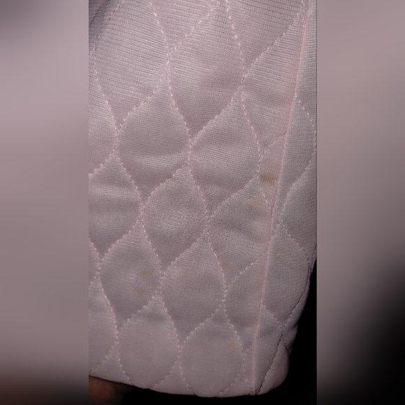 Vintage Leisure Life Pink Quilted Robe with Pockets - Picture 13 of 14